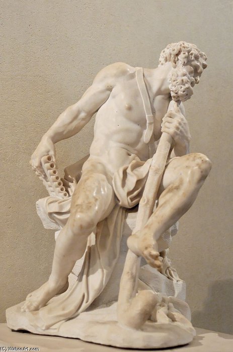 WikiOO.org - Enciclopedia of Fine Arts - Pictura, lucrări de artă Corneille Van Clève - Polyphemus Pining For The Nymph Galatea
