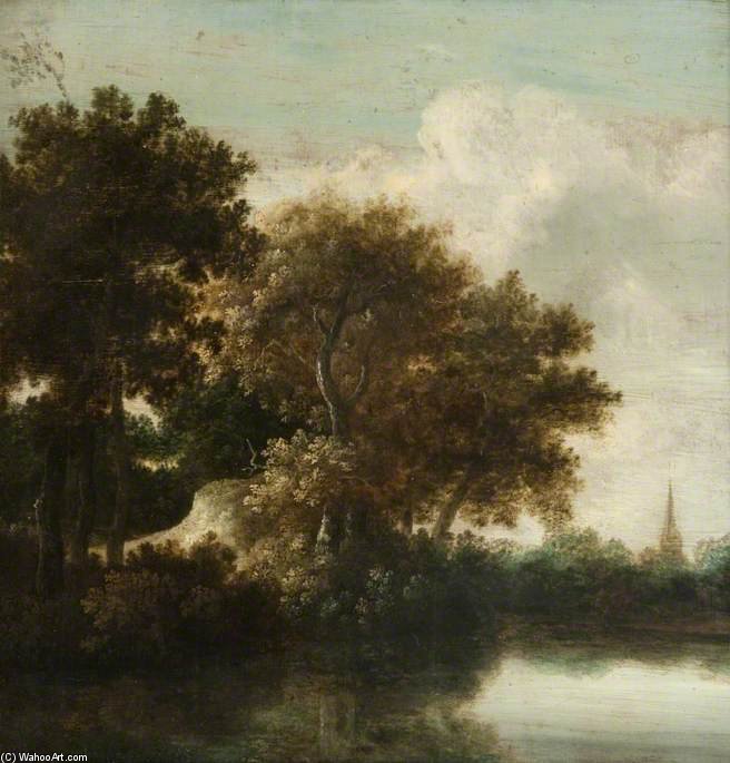Wikioo.org - The Encyclopedia of Fine Arts - Painting, Artwork by Cornelis Gerritsz Decker - A Landscape