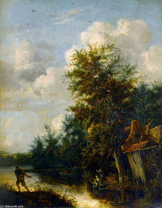 Wikioo.org - The Encyclopedia of Fine Arts - Painting, Artwork by Cornelis Gerritsz Decker - A Landscape