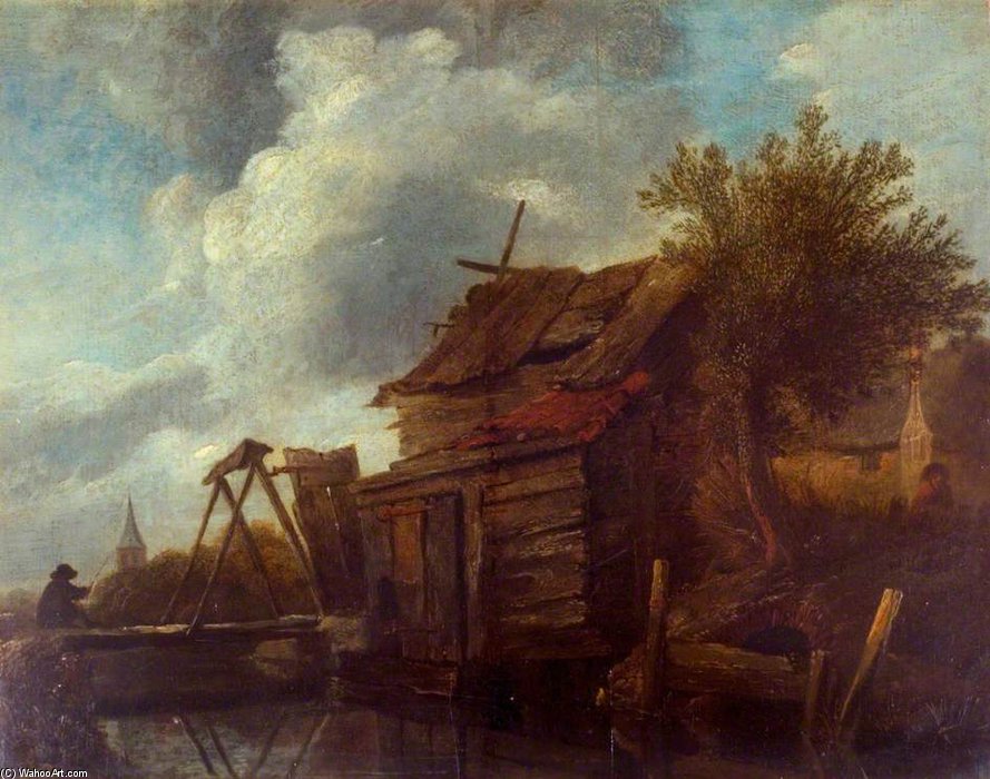WikiOO.org - Енциклопедія образотворчого мистецтва - Живопис, Картини
 Cornelis Gerritsz Decker - The Mill