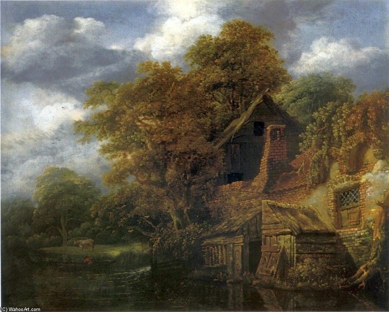 WikiOO.org - Енциклопедія образотворчого мистецтва - Живопис, Картини
 Cornelis Gerritsz Decker - Watermill