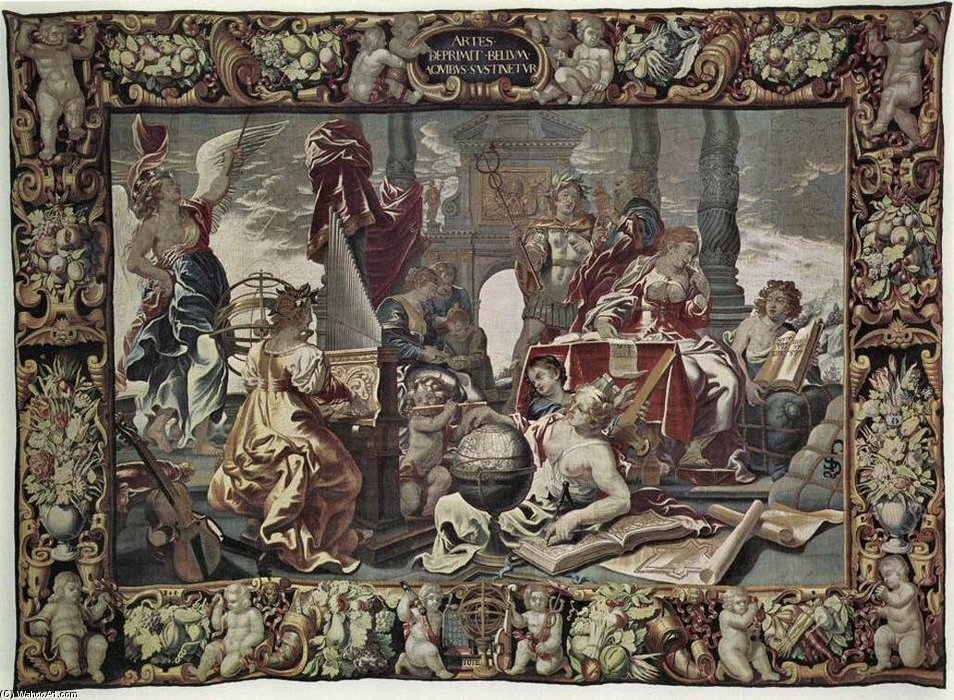 Wikioo.org - สารานุกรมวิจิตรศิลป์ - จิตรกรรม Cornelis I Schut - The Seven Liberal Arts