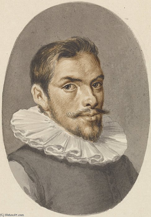 Wikioo.org - The Encyclopedia of Fine Arts - Painting, Artwork by Cornelis Jacobsz Delff - Portrait Of Cornelis Jacobsz Delff
