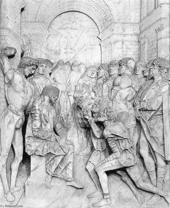 WikiOO.org - Encyclopedia of Fine Arts - Målning, konstverk Cristoforo Mantegazza - The Mocking Of Christ