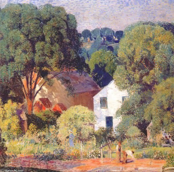 Wikioo.org - The Encyclopedia of Fine Arts - Painting, Artwork by Daniel Garber - Day In June