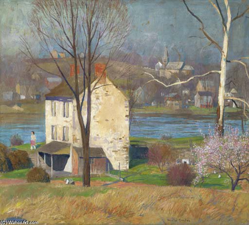 Wikioo.org - The Encyclopedia of Fine Arts - Painting, Artwork by Daniel Garber - Early Spring-new Hope