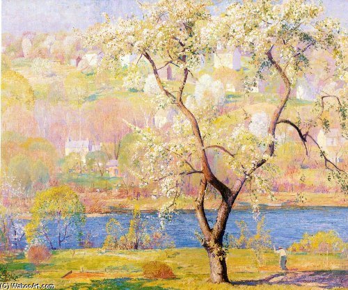 WikiOO.org - Encyclopedia of Fine Arts - Lukisan, Artwork Daniel Garber - Pear Tree -
