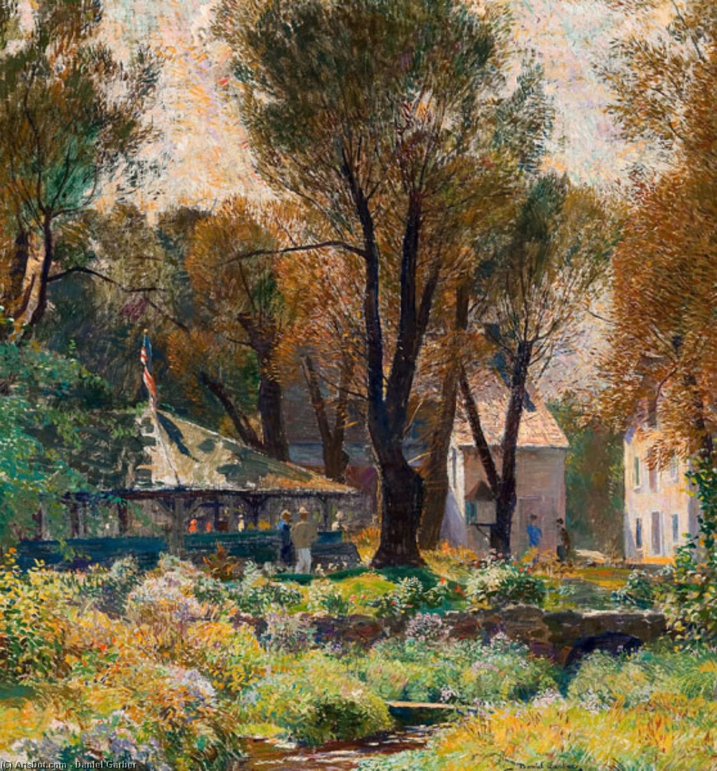 Wikioo.org - The Encyclopedia of Fine Arts - Painting, Artwork by Daniel Garber - Spring Valley Inn