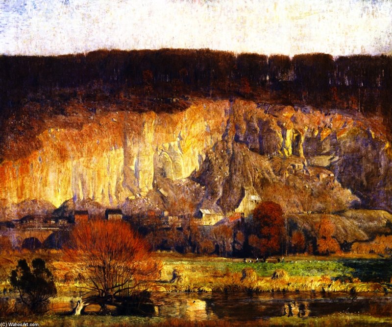 Wikioo.org - The Encyclopedia of Fine Arts - Painting, Artwork by Daniel Garber - The Valley
