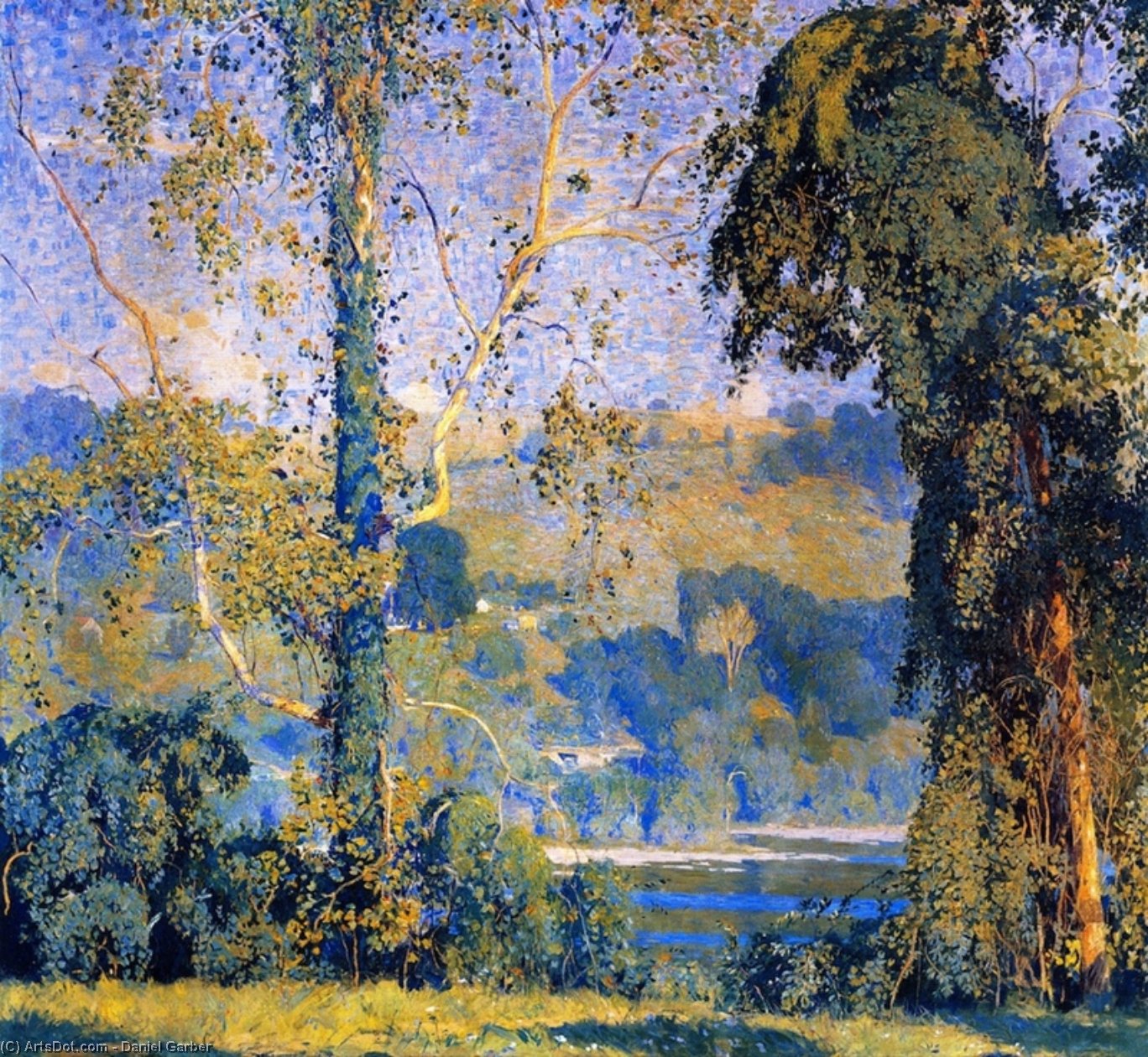 Wikioo.org - The Encyclopedia of Fine Arts - Painting, Artwork by Daniel Garber - Trees