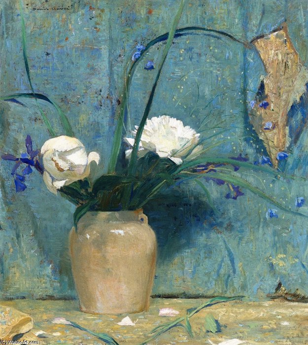 WikiOO.org - Encyclopedia of Fine Arts - Schilderen, Artwork Daniel Garber - Vase