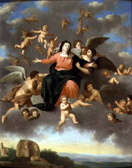 Wikioo.org - The Encyclopedia of Fine Arts - Painting, Artwork by Daniel Vertangen - The Ascension Of The Virgin