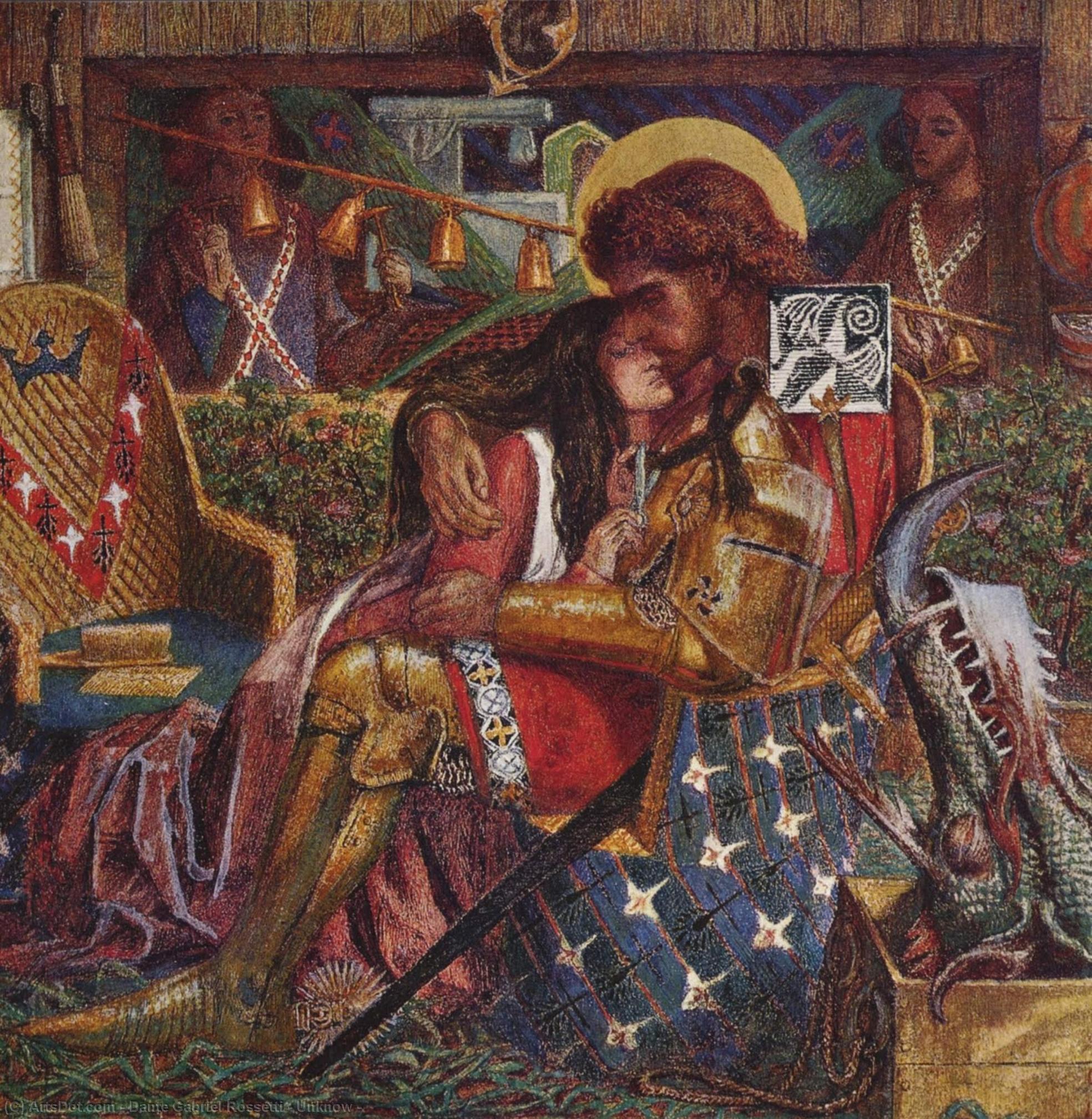 Wikioo.org - The Encyclopedia of Fine Arts - Painting, Artwork by Dante Gabriel Rossetti - Unknow -