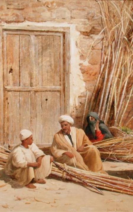 WikiOO.org - Enciclopedia of Fine Arts - Pictura, lucrări de artă David Bates - Sellers Of Sugar Cane, Egypt