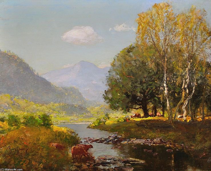 Wikioo.org - The Encyclopedia of Fine Arts - Painting, Artwork by David Murray - River Tay