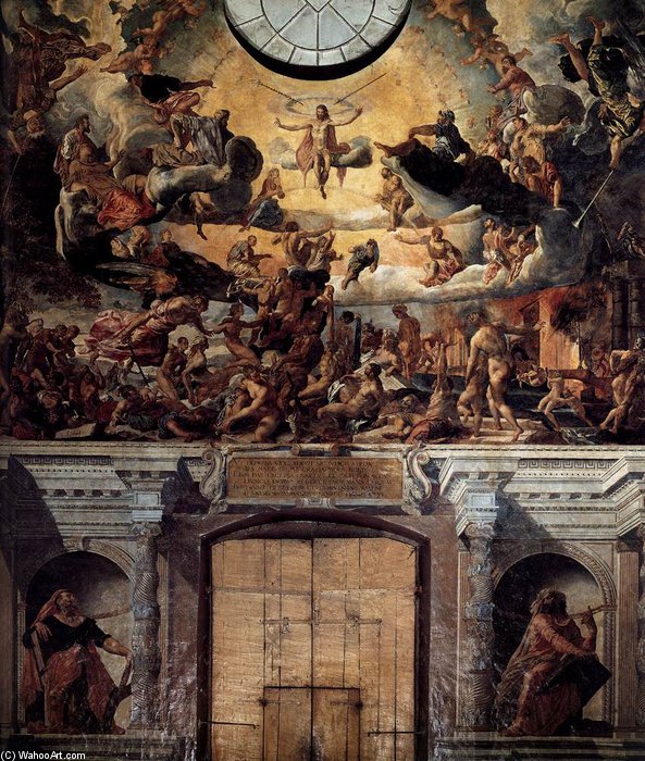 Wikioo.org - The Encyclopedia of Fine Arts - Painting, Artwork by Dirck Barendsz - The Last Judgment