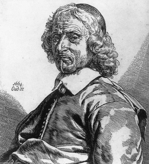WikiOO.org - Enciclopédia das Belas Artes - Pintura, Arte por Dirck De Bray - Portrait Of Salomon De Bray