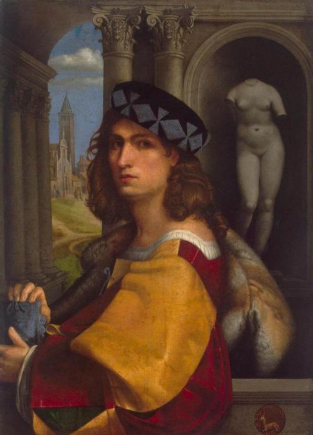 Wikioo.org - The Encyclopedia of Fine Arts - Painting, Artwork by Domenico Capriolo - Portrait Of A Gentleman -