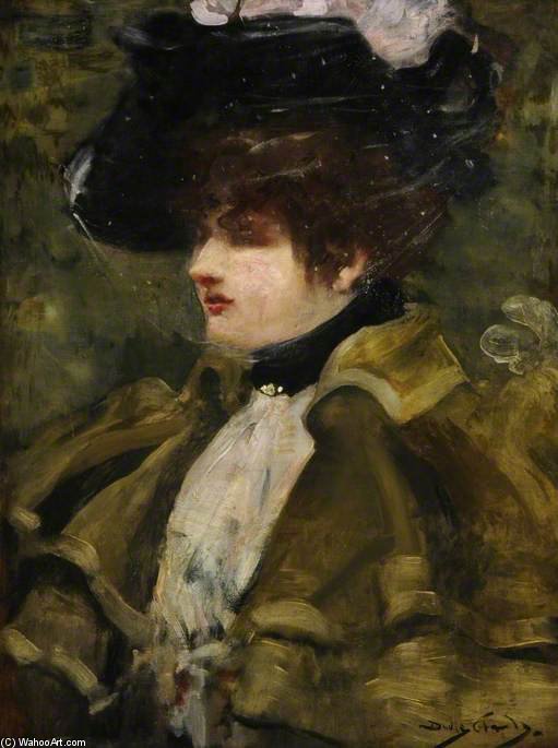 WikiOO.org - Encyclopedia of Fine Arts - Maleri, Artwork Dudley Hardy - Madame Sarah Bernhardt -