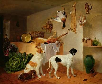 Wikioo.org - The Encyclopedia of Fine Arts - Painting, Artwork by Edmund Bristow - Inside The Game Pantry