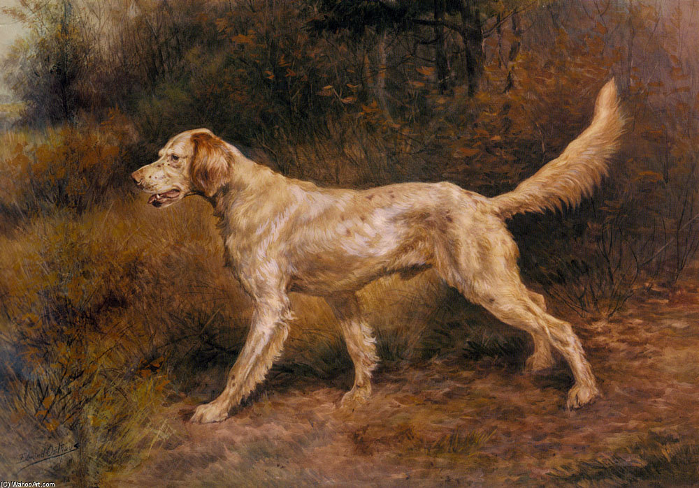 Wikioo.org - The Encyclopedia of Fine Arts - Painting, Artwork by Edmund Henry Osthaus - Commissioner A Champion English Setter