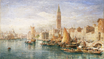 Wikioo.org - The Encyclopedia of Fine Arts - Painting, Artwork by Edward Angelo Goodall - Venice