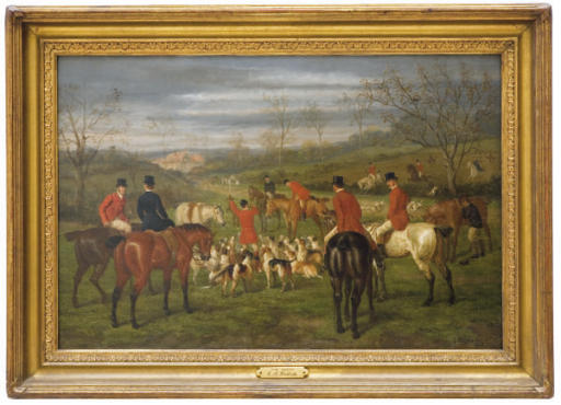 Wikioo.org - The Encyclopedia of Fine Arts - Painting, Artwork by Edward Benjamin Herberte - The End Of The Hunt