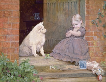 Wikioo.org - The Encyclopedia of Fine Arts - Painting, Artwork by Edward Killingworth Johnson - Tea Time