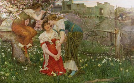 WikiOO.org - Enciclopedia of Fine Arts - Pictura, lucrări de artă Edward Matthew Hale - The Three Princesses -