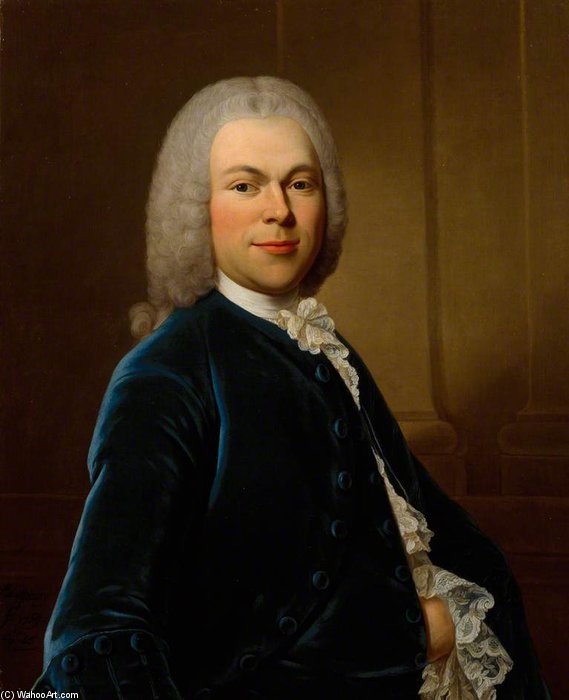 WikiOO.org - Encyclopedia of Fine Arts - Målning, konstverk Edward Penny - Self Portrait