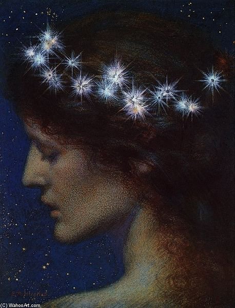 Wikioo.org - The Encyclopedia of Fine Arts - Painting, Artwork by Edward Robert Hughes - Noc