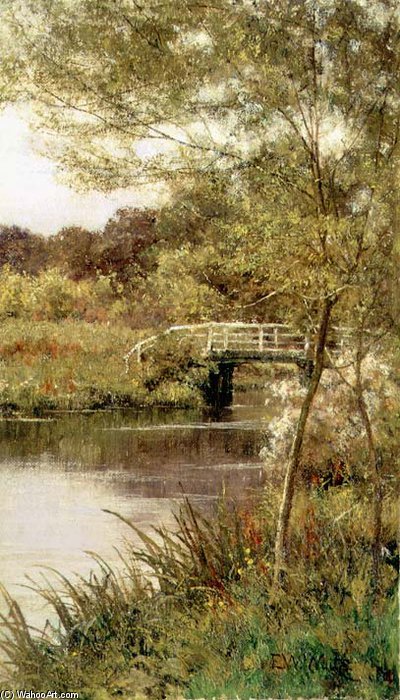 Wikioo.org - The Encyclopedia of Fine Arts - Painting, Artwork by Edward Wilkins Waite - Summer On The Rother