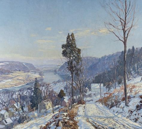 Wikioo.org – L'Encyclopédie des Beaux Arts - Peinture, Oeuvre de Edward Willis Redfield - route de l fleuve