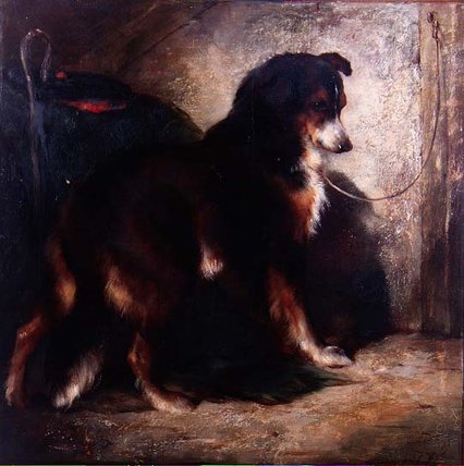 WikiOO.org - Encyclopedia of Fine Arts - Maľba, Artwork Edwin Douglas - The Shepherd's Collie