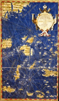 Wikoo.org - موسوعة الفنون الجميلة - اللوحة، العمل الفني Egnazio Danti - Map Of The Philippines, From The 'sala Delle Carte