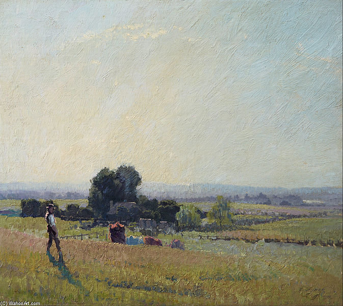 Wikioo.org - The Encyclopedia of Fine Arts - Painting, Artwork by Elioth Gruner - Morning Light