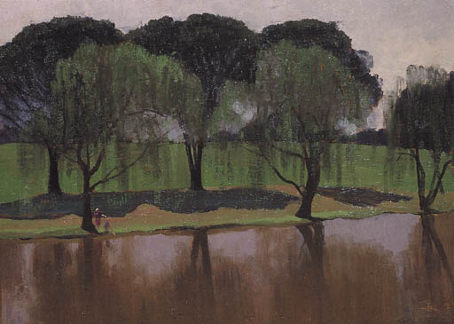 Wikioo.org - The Encyclopedia of Fine Arts - Painting, Artwork by Elioth Gruner - Parramatta Park