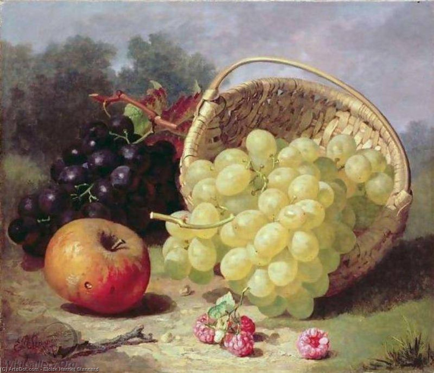 Wikioo.org - The Encyclopedia of Fine Arts - Painting, Artwork by Eloise Harriet Stannard - Still Life With Fruit