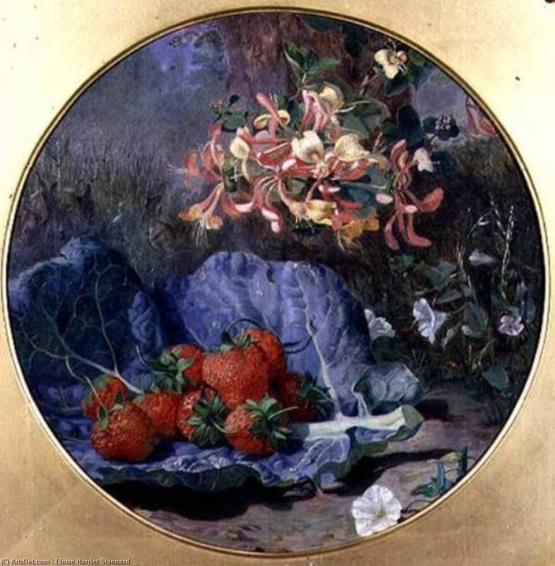 Wikioo.org - The Encyclopedia of Fine Arts - Painting, Artwork by Eloise Harriet Stannard - Strawberries