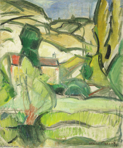 WikiOO.org - Encyclopedia of Fine Arts - Målning, konstverk Emile Othon Friesz - Landscape -