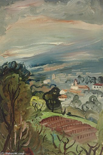 WikiOO.org - Enciklopedija dailės - Tapyba, meno kuriniai Emile Othon Friesz - Landscape