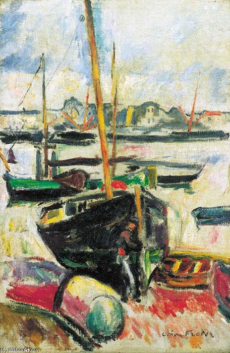 Wikioo.org - The Encyclopedia of Fine Arts - Painting, Artwork by Emile Othon Friesz - Port
