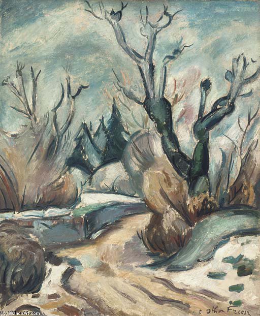 Wikioo.org - The Encyclopedia of Fine Arts - Painting, Artwork by Emile Othon Friesz - The Jura