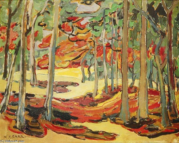 Wikioo.org - The Encyclopedia of Fine Arts - Painting, Artwork by Emily Carr - Autumn Woods