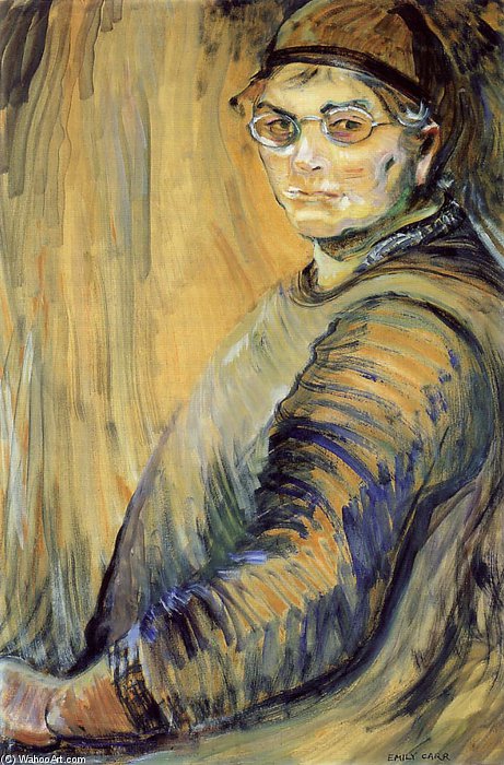 WikiOO.org - אנציקלופדיה לאמנויות יפות - ציור, יצירות אמנות Emily Carr - Self Portrait
