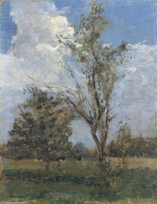 WikiOO.org - Encyclopedia of Fine Arts - Målning, konstverk Emma Ciardi - Campaign With Trees