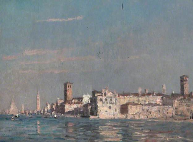 Wikioo.org - The Encyclopedia of Fine Arts - Painting, Artwork by Emma Ciardi - Venice From The Lagoon