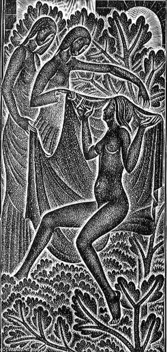 Wikioo.org - สารานุกรมวิจิตรศิลป์ - จิตรกรรม Eric Gill - 'i Am Black But Comely