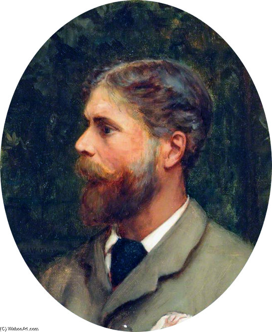 WikiOO.org - Enciclopédia das Belas Artes - Pintura, Arte por Ernest Albert Waterlow - Self Portrait