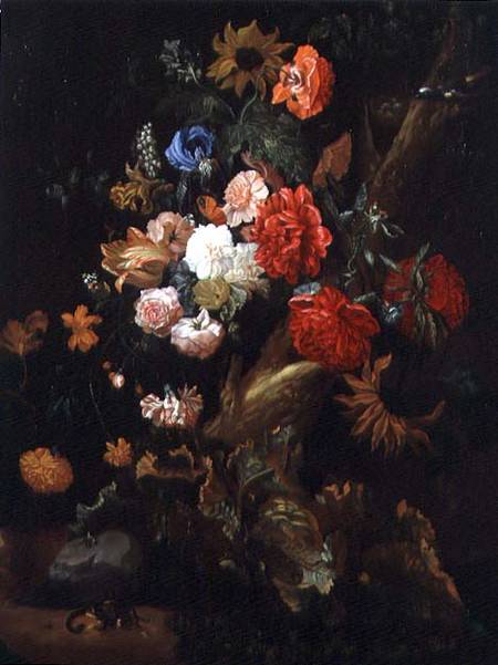 Wikioo.org - The Encyclopedia of Fine Arts - Painting, Artwork by Ernst Stuven - Still Life With Flowers